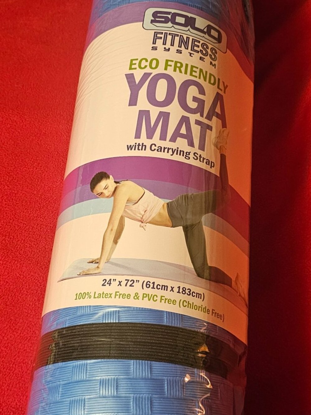 Blue Eco-Friendly Yoga Mat - Solo Fitness System